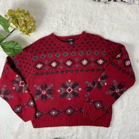 VINTAGE TANGENTS wool blend sweater - Picture 2 of 3